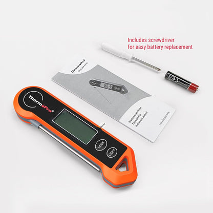 9H Digital Meat Thermometer for Cooking with Ambidextrous Backlit and Motion Sensing Kitchen Cooking Food Thermometer for BBQ Grill Smoker Oil Fry Candy Instant Read Thermometer